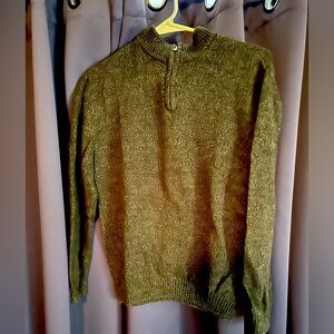 Boys sweater partial zip down